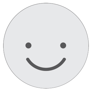 A smiley face: the user